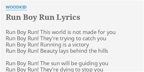 run boy run lyrics